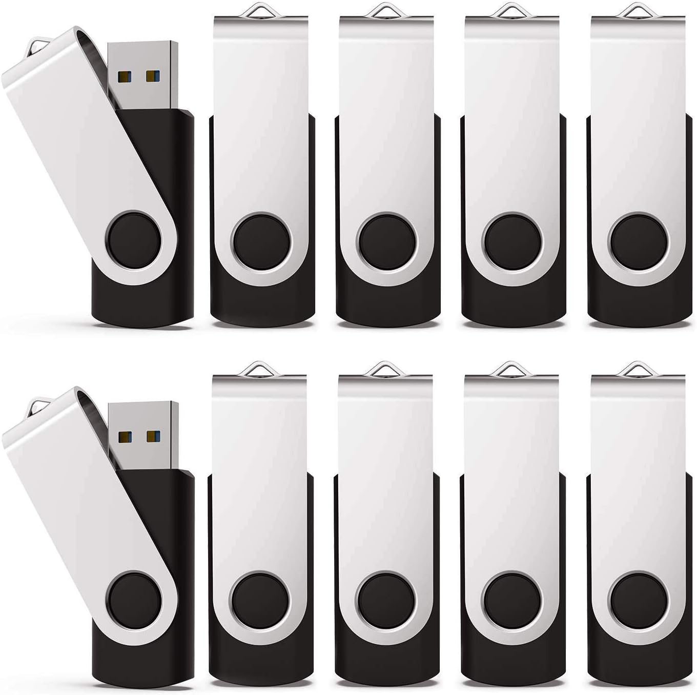 KEXIN 10 Pack 32GB Flash Drives - Quick Data Transfer!