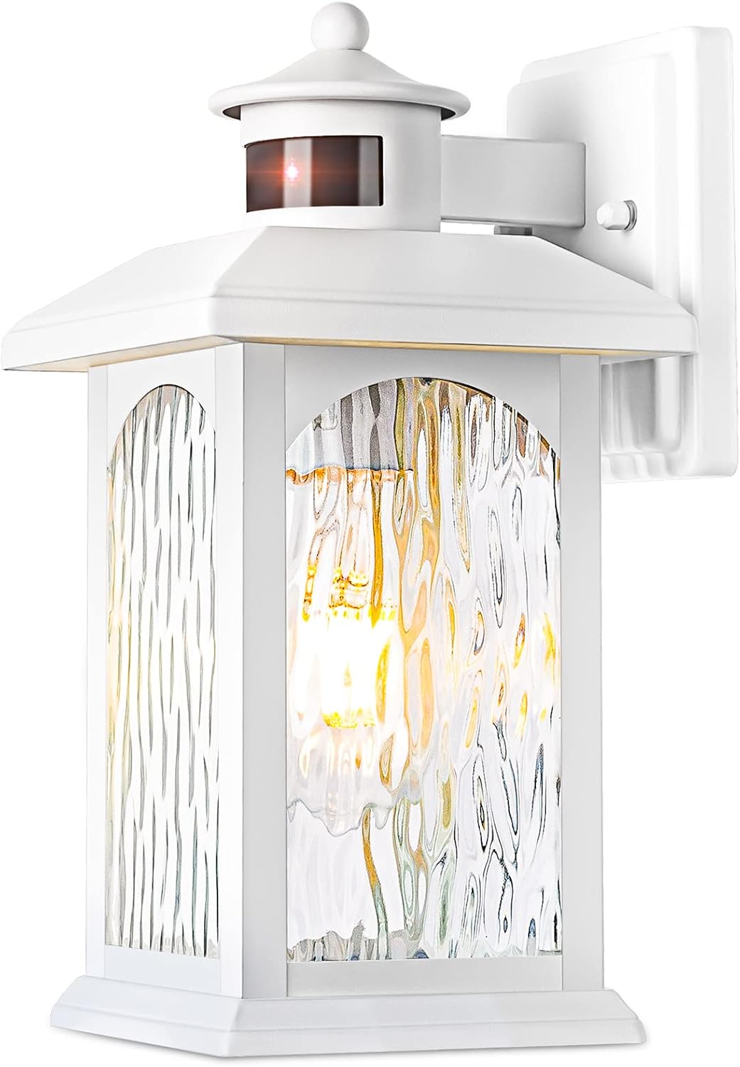 Motion Sensor Outdoor Wall Sconce with Dusk to Dawn Features