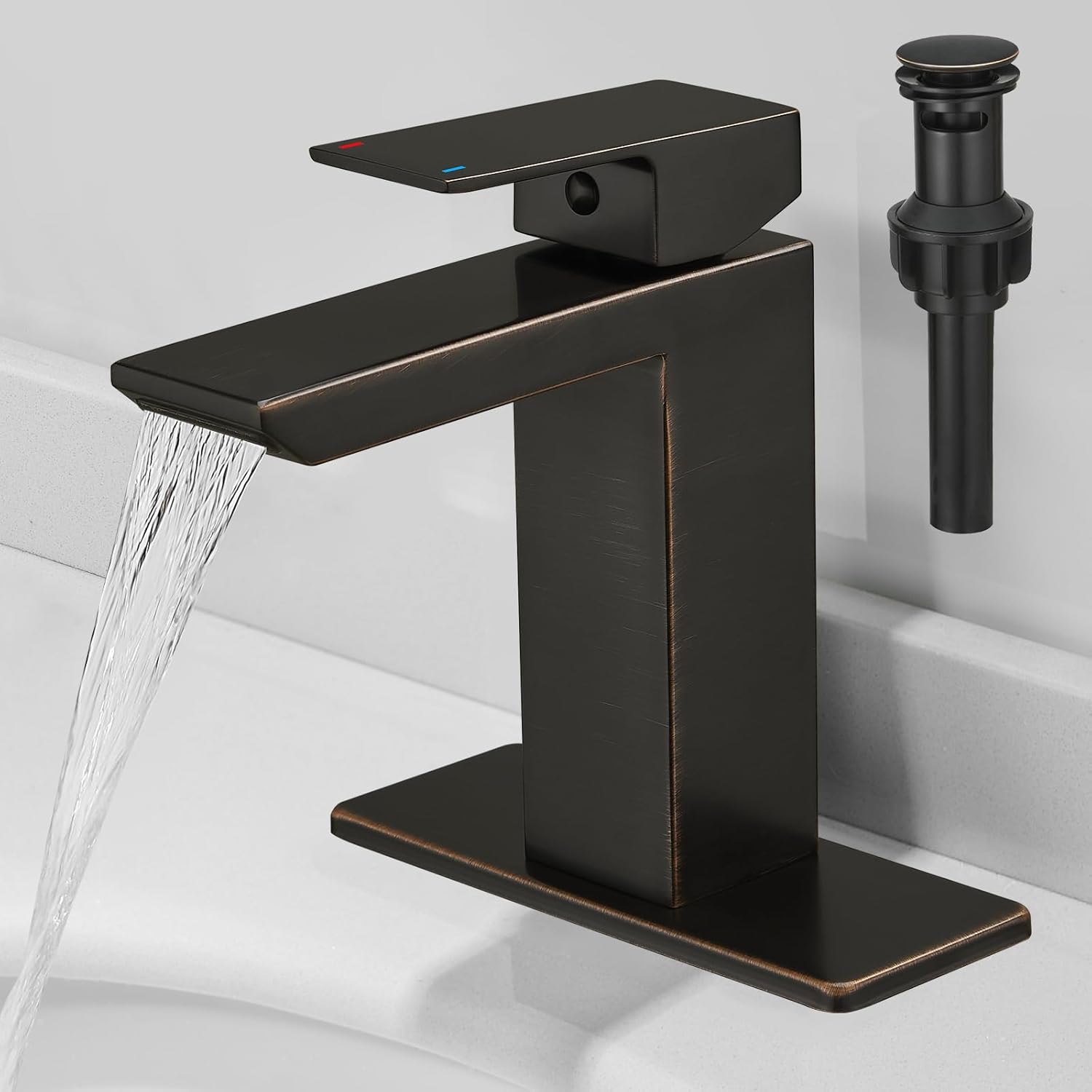 RUMOSE Oil Rubbed Bronze Bathroom Faucets Set for Stylish Sinks
