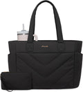 LOVEVOOK Tote Bag for Women Puffer Work Travel Handbag - Lightweight