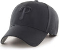 47 Brand Phillies Black Black MVP Adjustable Baseball Cap - Classic