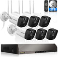 2-Way Audio Dual Antennas Enhance WiFi Outdoor Camera System - 3K