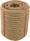 Jute Rope 1 in x 100 ft - Heavy Duty 25mm Manila Rope for Swings