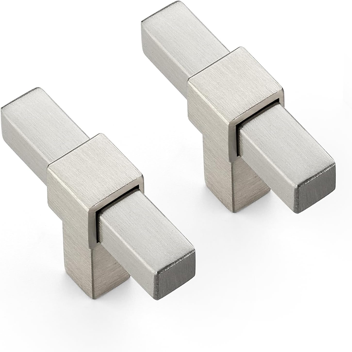 15 Pack Brushed Nickel Cabinet Knobs for Kitchen and Dressers