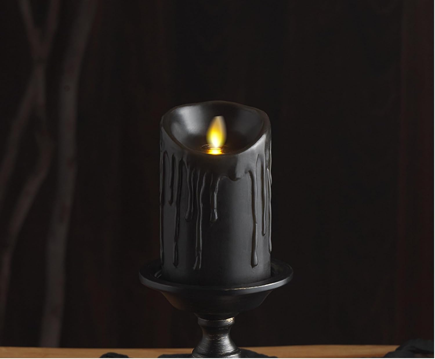 Luminara Wax Drip Flameless LED Candle for Safe Home Decor