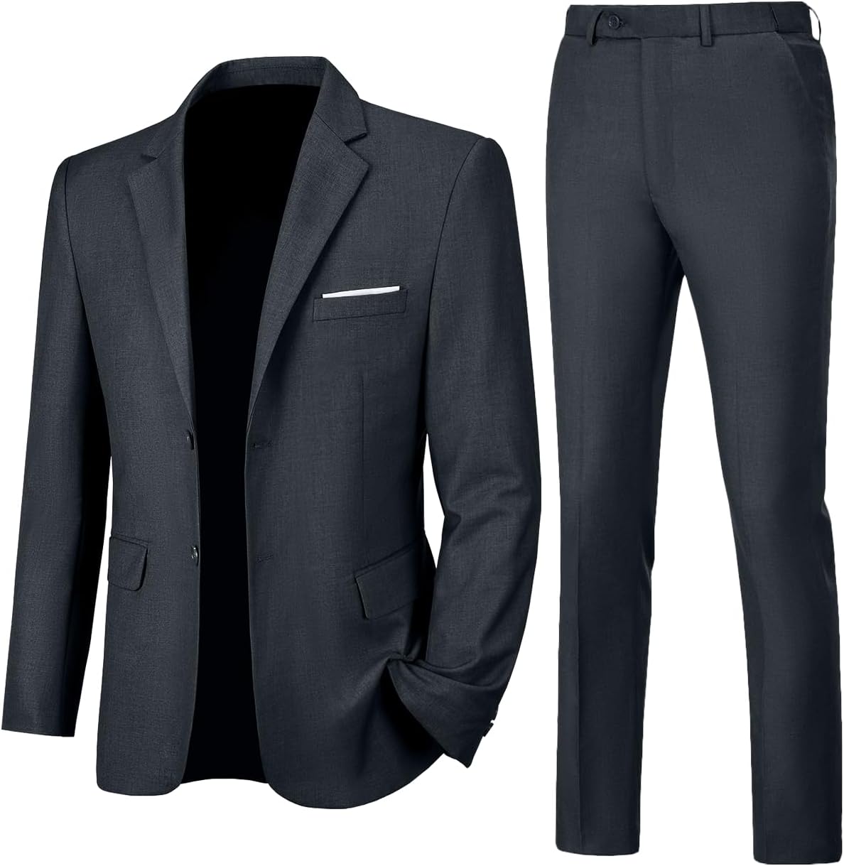 Mens Slim Fit 2 Piece Suit for Prom and Special Occasions
