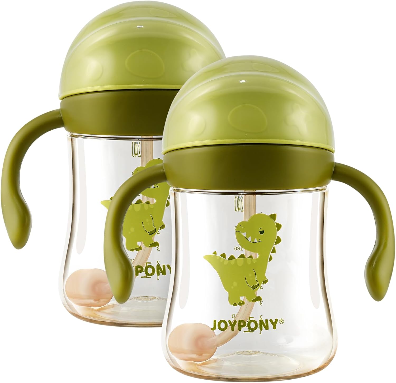 Sippy Cups for Toddlers 1-3, Spill Proof Weighted Straw Cup
