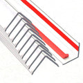 Clear Self-Adhesive Wall Corner Guards Edge Protector - Durable Safety