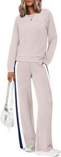 Women 2 Piece Tracksuit Set - Soft Lightweight Fall Lounge Wear