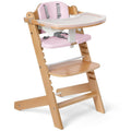 Natural Wooden High Chair for Babies & Toddlers - Adjustable, Durable