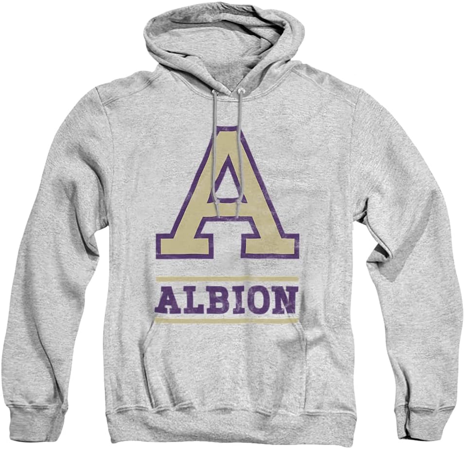 Official Collegiate Distressed Logo Pullover Hoodie for Fans