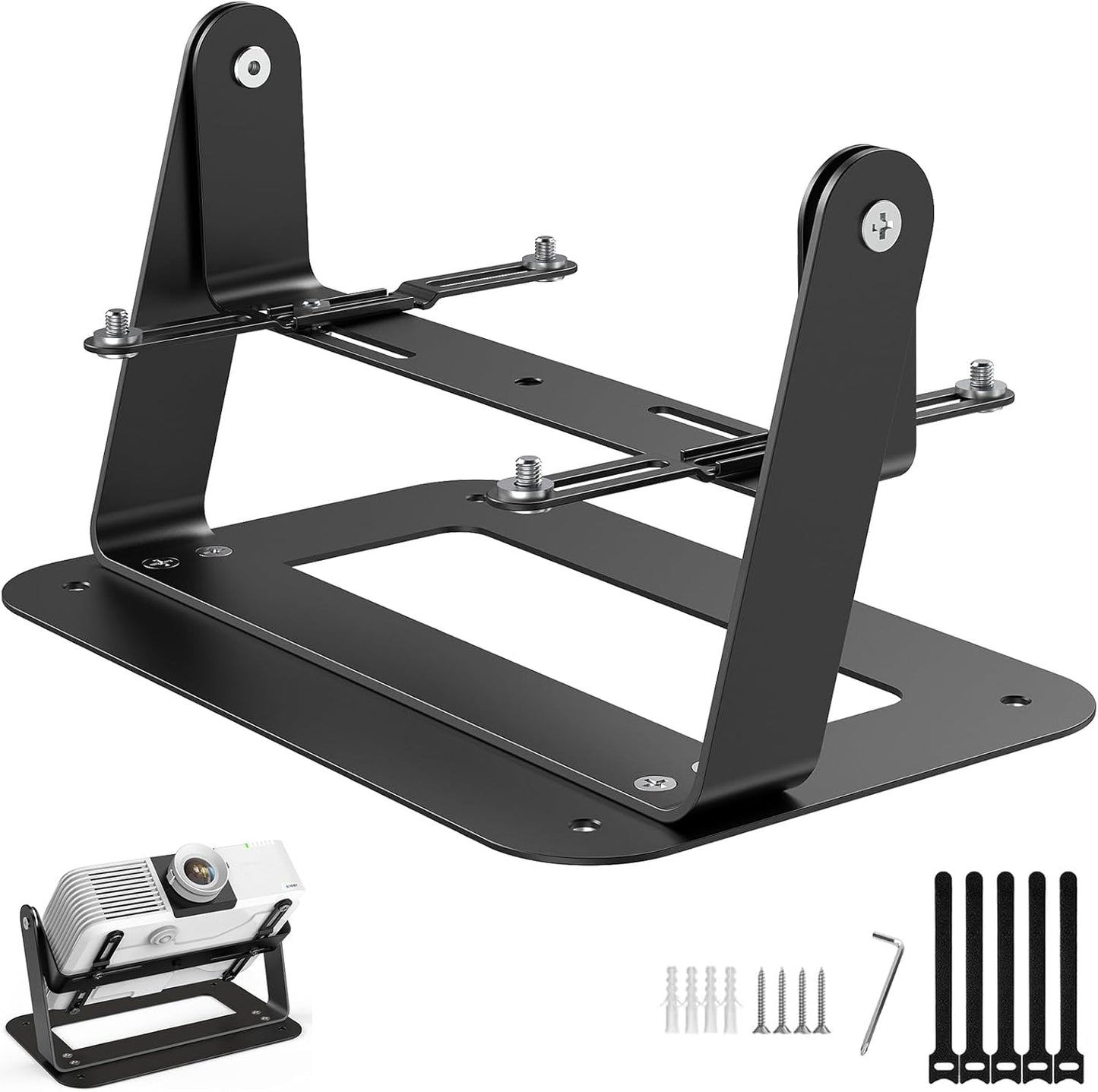 Universal Projector Ceiling Mount with Adjustable Plate Arms