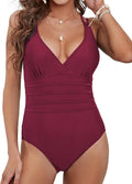 KI LAPHEE One Piece Swimsuits for Women with Tummy Control