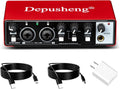 RED USB Audio Interface for Recording Music - Studio Quality USB Audio