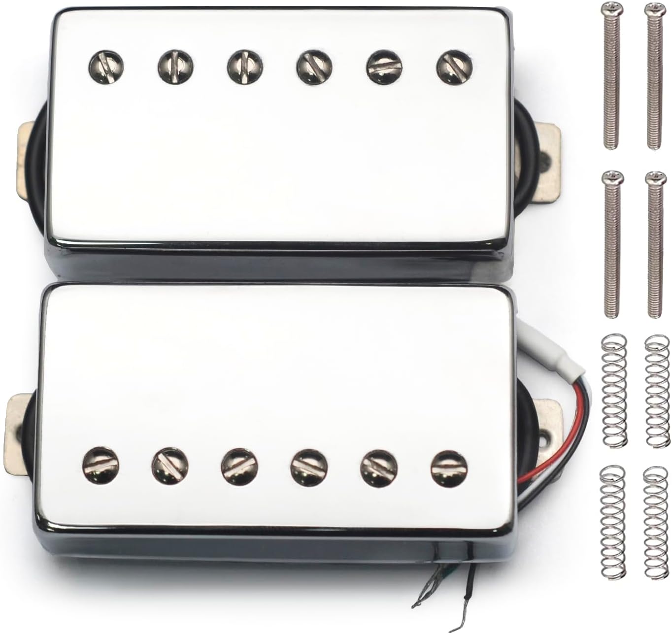 SAPHUE Alnico 2 Humbucker Guitar Pickup for LP Guitar Chrome