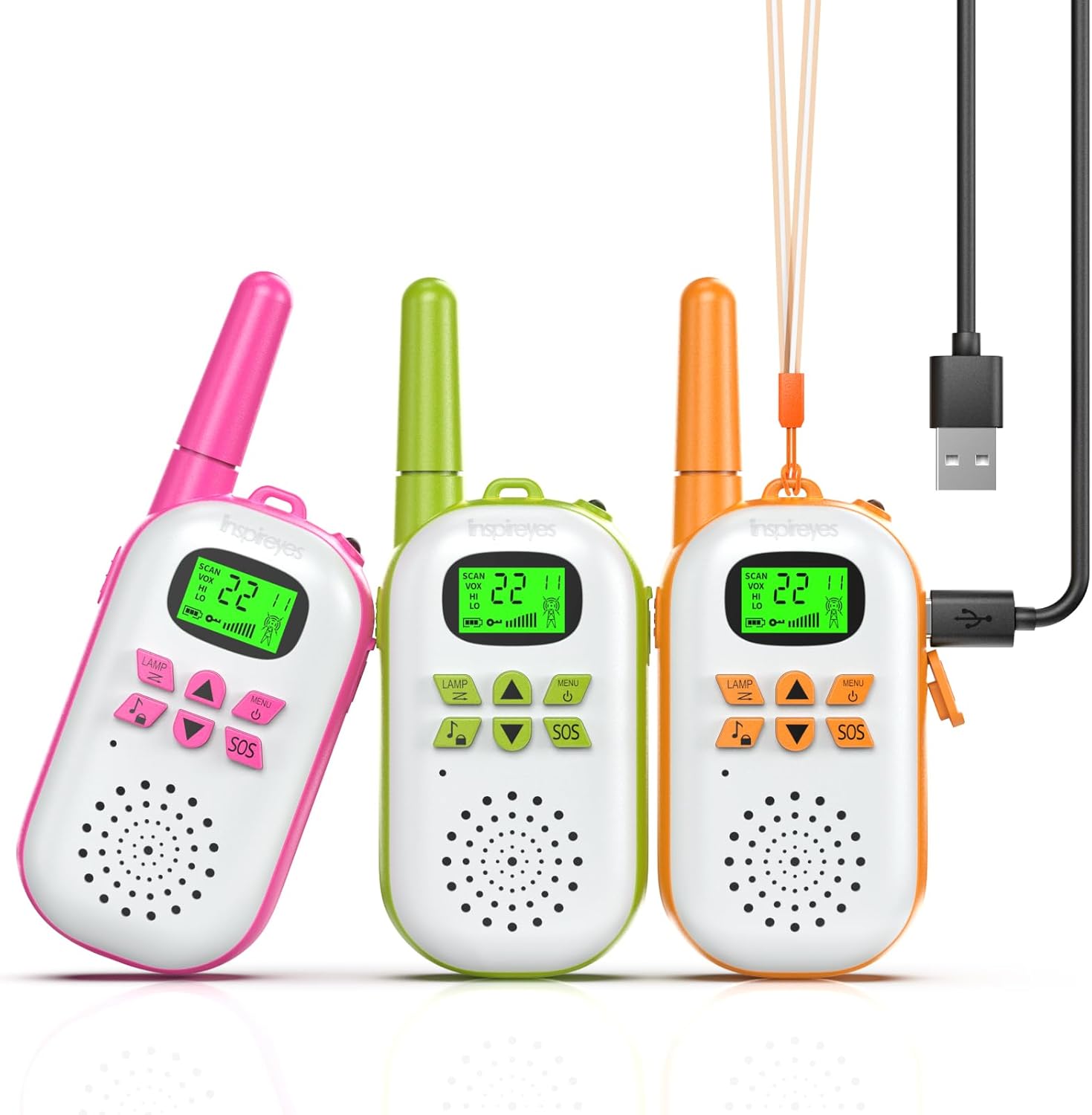 Rechargeable Walkie Talkies for Kids - Fun Outdoor Communication