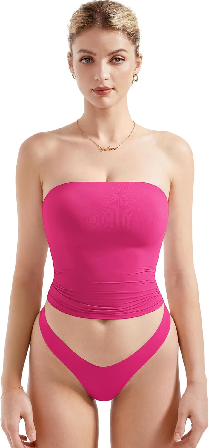 SUUKSESS Women Sexy Tube Top Summer Y2K Stylish Basic Tank
