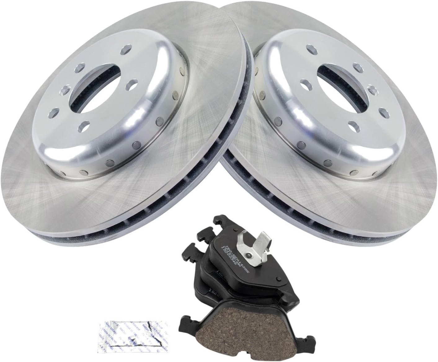 TRQ Front Brake Pad & Rotor Kit for 11-17 BMW Vehicles