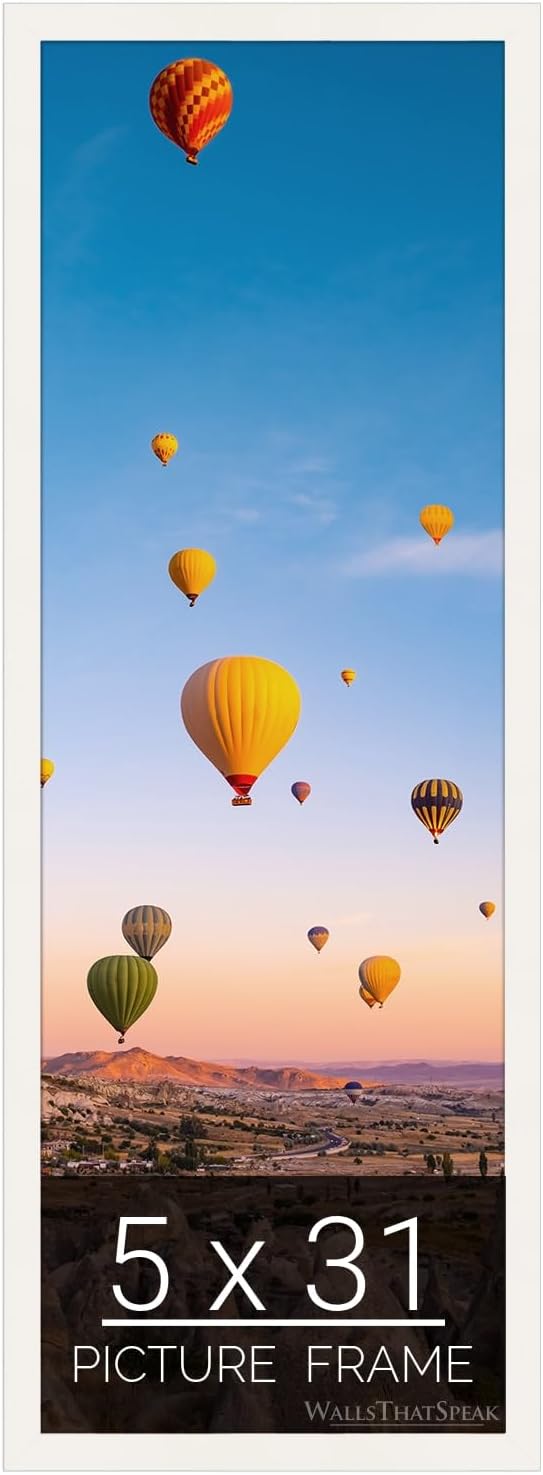 5x31 White Picture Frame for Puzzles Posters Photos Artwork