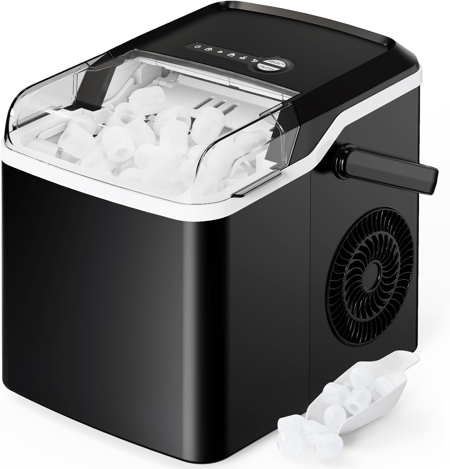 Silonn Countertop Ice Maker - Fast Ice Production for Home Use