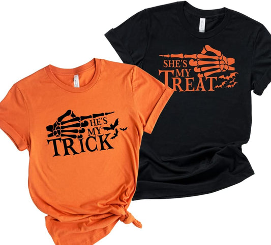 Trick And Treat Halloween Couple Outfits For Plus Size Lovers