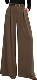 PRETTYGARDEN Womens Fall Wide Leg Trousers - Flowy High (Style JPW3)