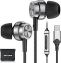 Magnetic Type C Earphones: Stereo Sound, Noise Canceling