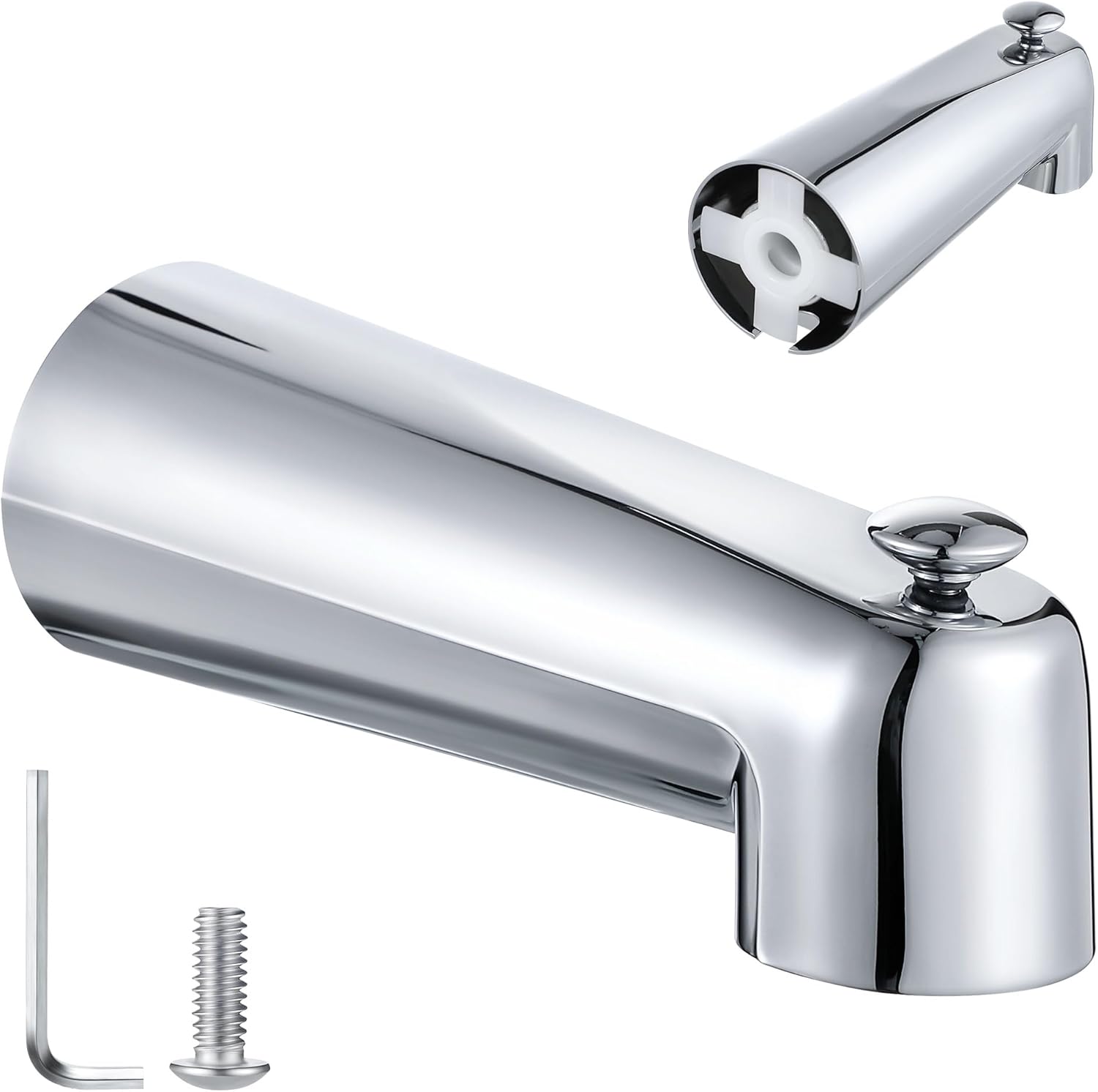 Enhon 7 Inch Slip on Tub Spout with Diverter for Moen 3839