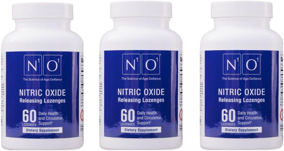 Nitric Oxide Lozenges for Heart Health Support - 180 Count