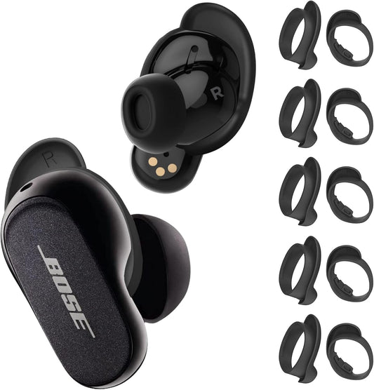 5 Pairs Bose QC Earbud Wingtip Covers - Anti-Slip Sport Silicone
