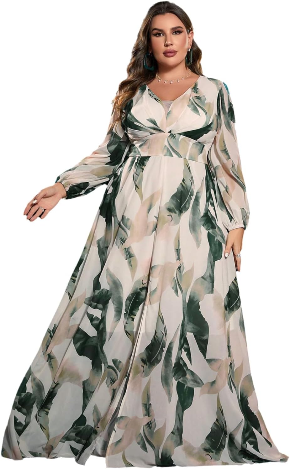 Plus Size Womens Floral Print Maxi Dress for Every Occasion