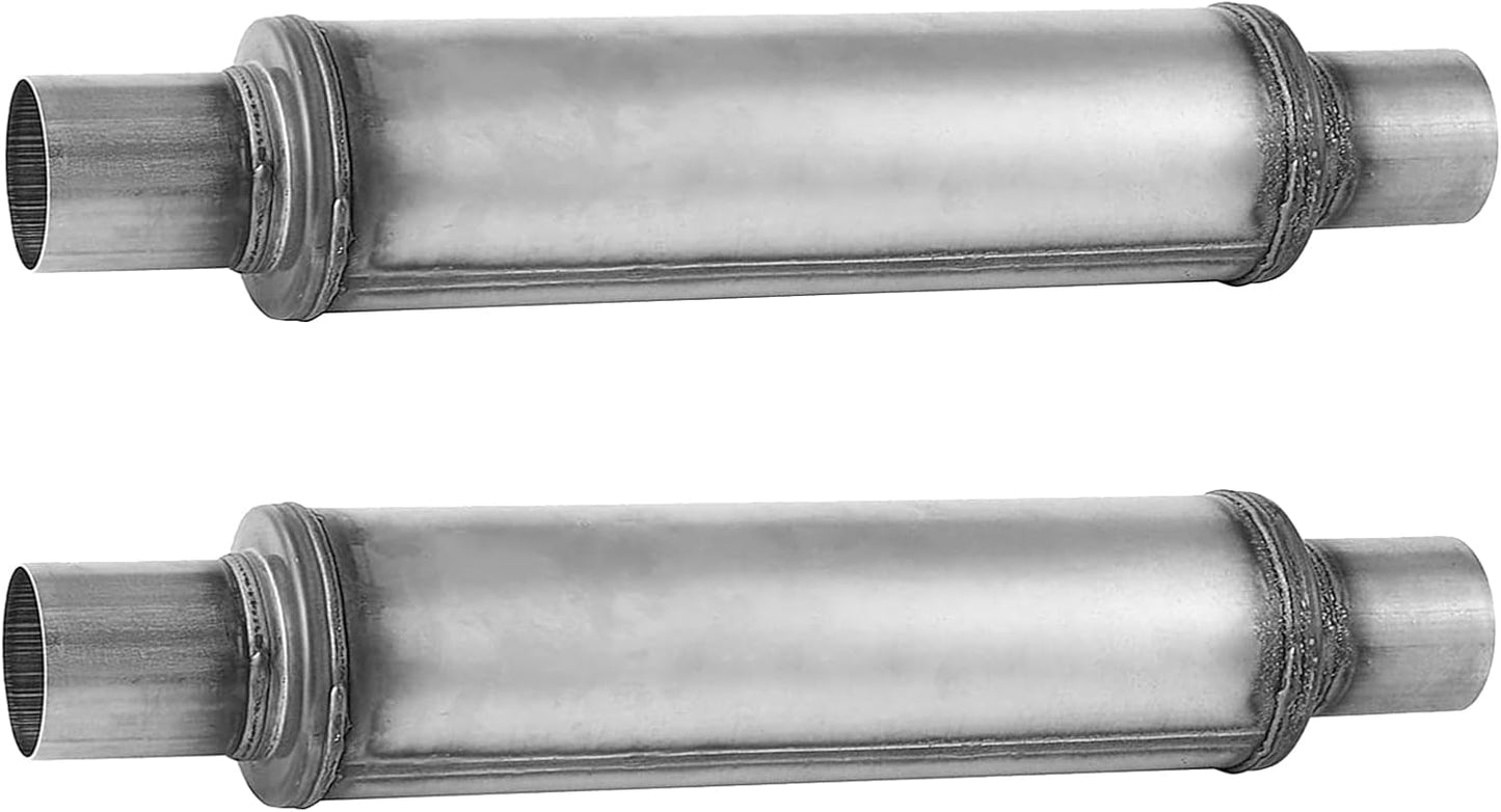 2.25ft' Exhaust Muffler for Deep Sound and Performance Boost