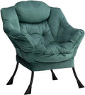 HollyHOME Armrest Lazy Chair with Side Pocket for Relaxation