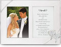 Lenox True Love Double Invitation Frame 9in - Keepsake Display