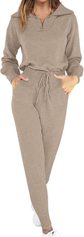 Two Piece Women's Sweater Jogger Set - Travel & Lounge Essential