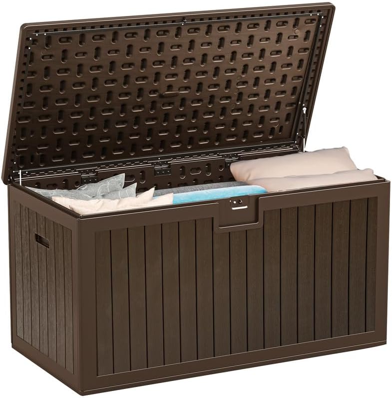 YITAHOME XL 150 Gallon Large Deck Box for Outdoor Storage