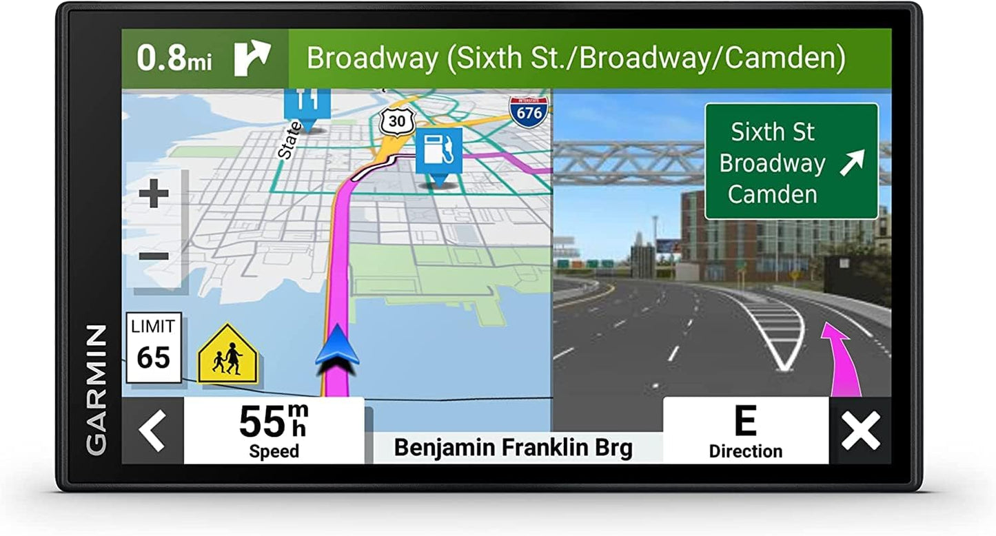 Garmin DriveSmart 66 EX 6-Inch Car GPS Navigator with Voice Control