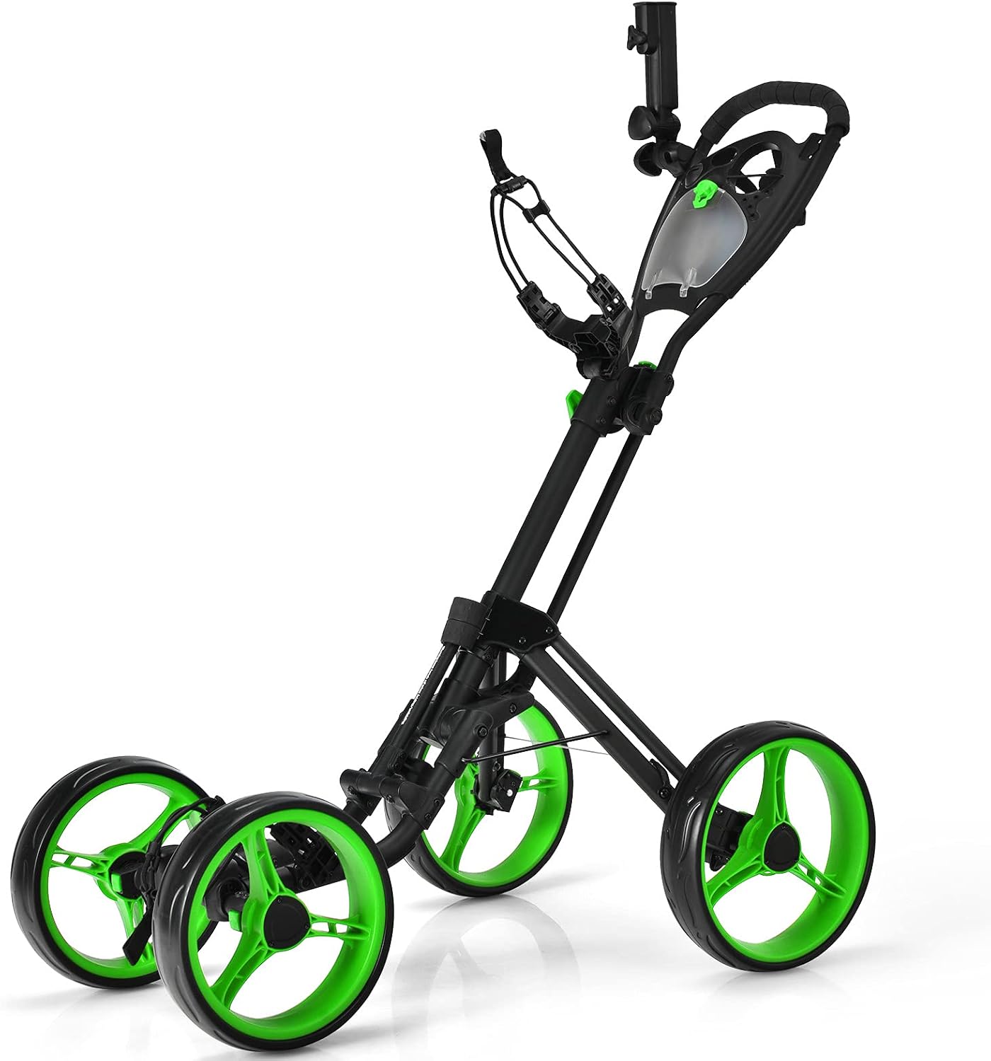 Tangkula Lightweight Golf Push Cart - Easy Mobility & Storage!