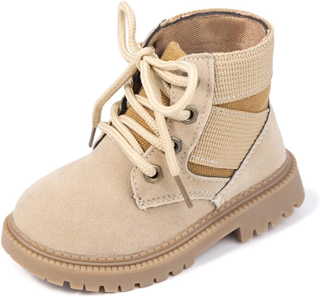 KIDSUN Lace Up Snow & Hiking Boots for Toddlers