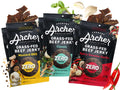 Country Archer Grass-Fed Beef Jerky Variety Pack - No Sugar Snack