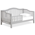 Dream On Me Austin Toddler Day Bed with Rails - Safe Low Transition