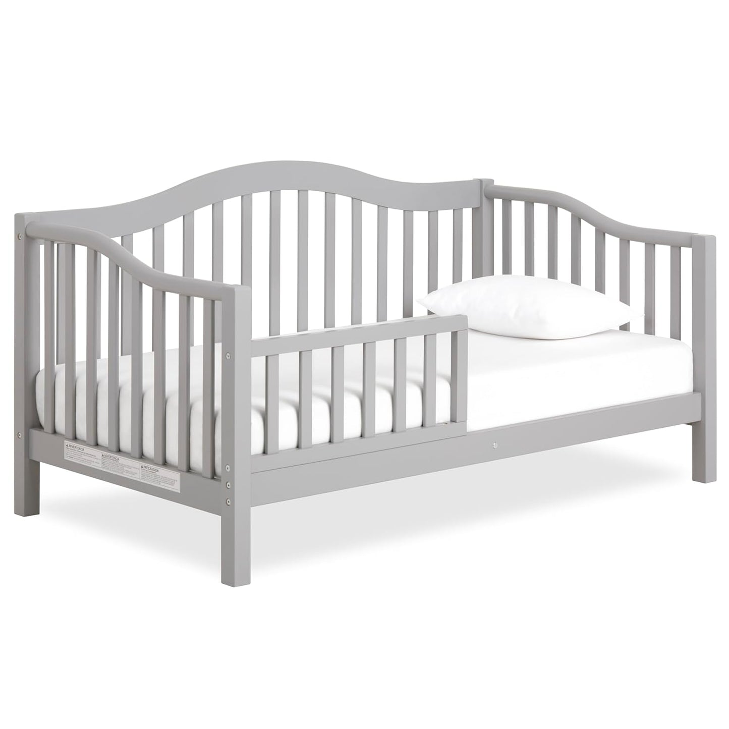 Dream On Me Austin Toddler Day Bed with Rails for Safe Sleep