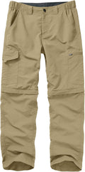 Men's Convertible Hiking Pants - Lightweight Quick Dry Zip-Off