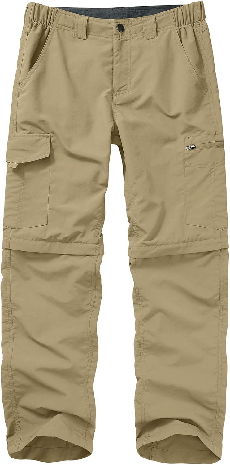 Mens Hiking Pants Convertible Quick Dry Zip Off for Outdoor Fun