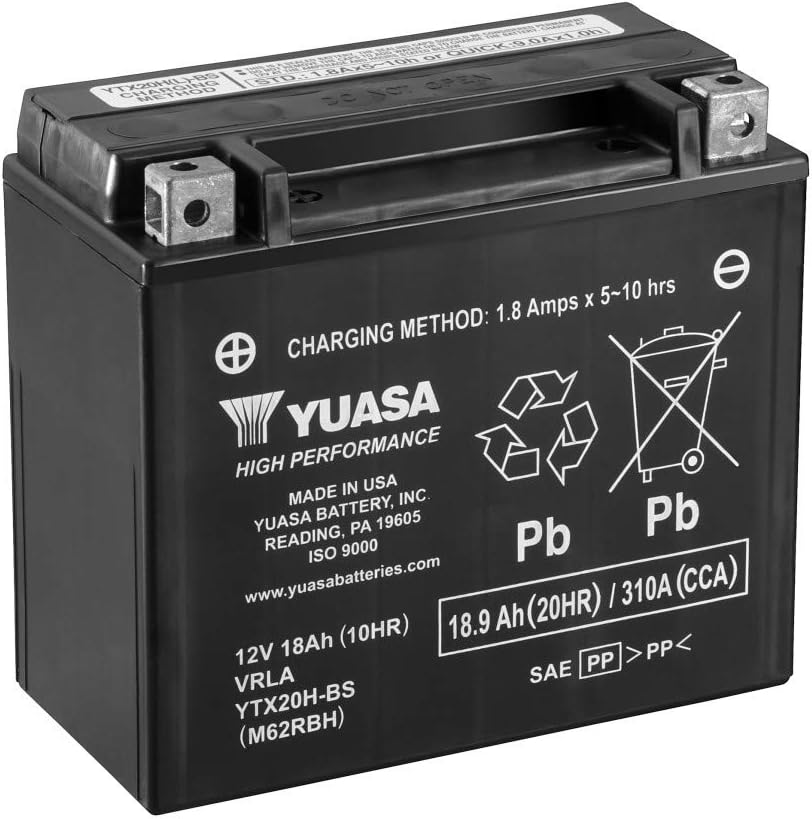 Yuasa YUAM62RBH YTX20H-BS Battery: High Performance Power