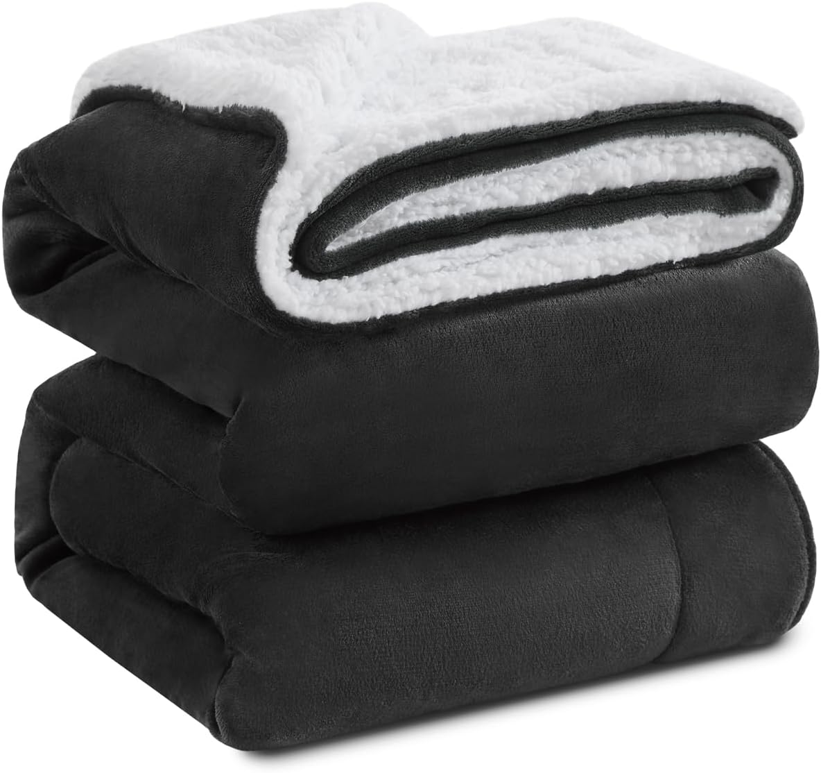 KAWAHOME Sherpa Fleece Throw Blanket - Extra Warm and Cozy