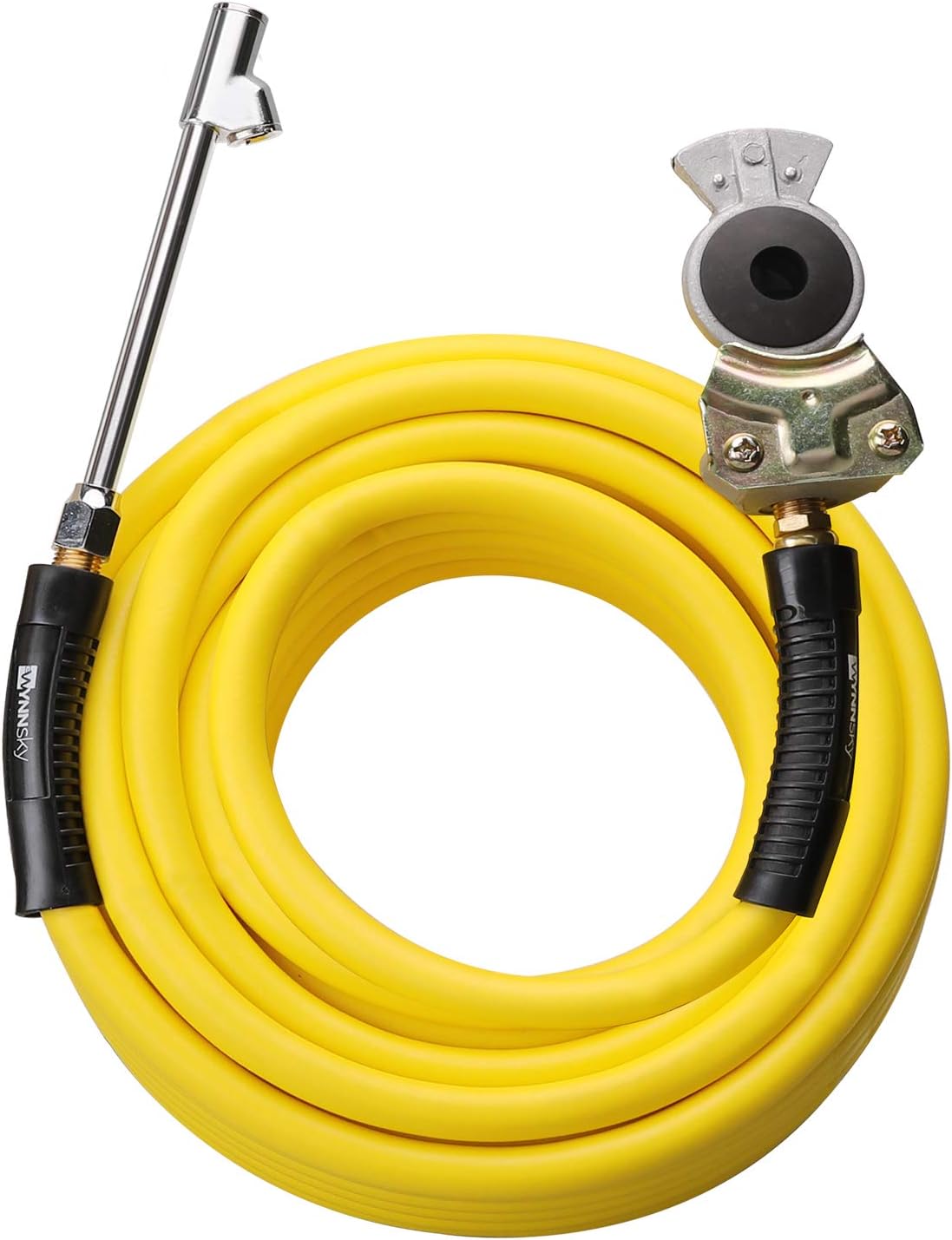 WYNNsky Truck Inflator Kit with 50ft Hybrid Air Hose and Chuck