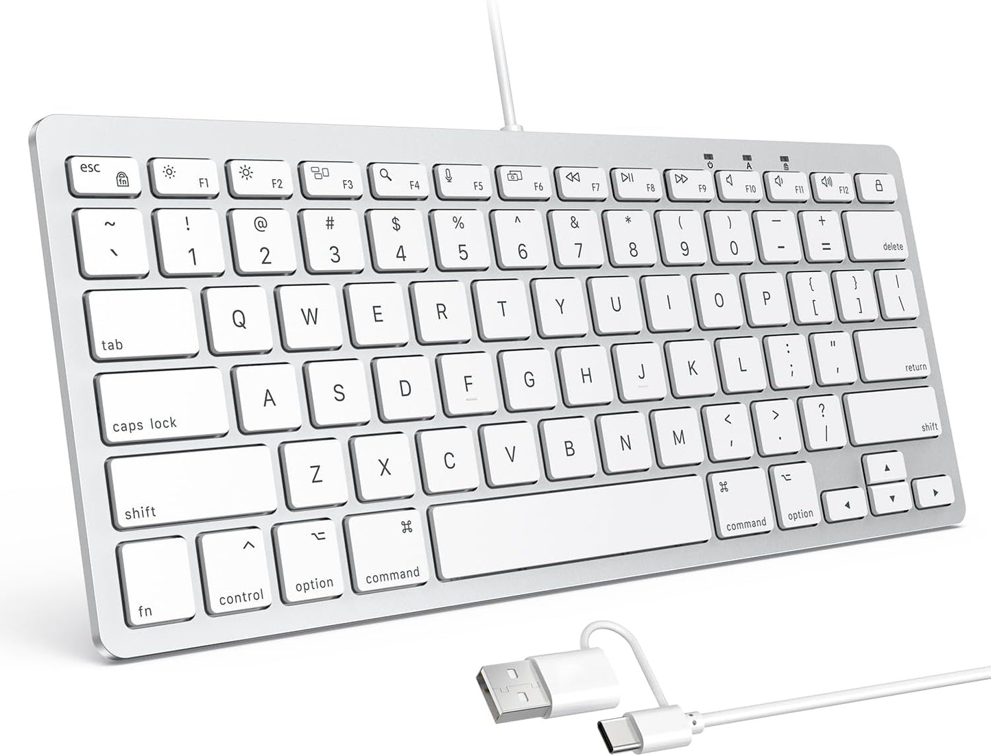 OMOTON Mac Wired Keyboard: Comfort & Stability