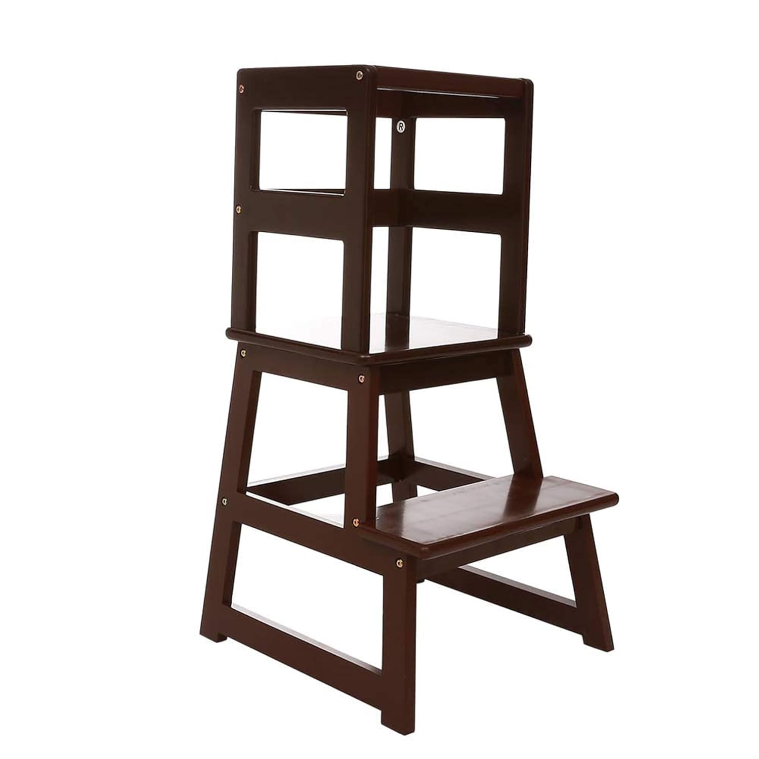SDADI Kids Kitchen Step Stool with Safety Rail and Wide Platform