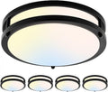 10in 30W Dimmable LED Flush Mount Ceiling Light 4-Pack - Bright 3200LM